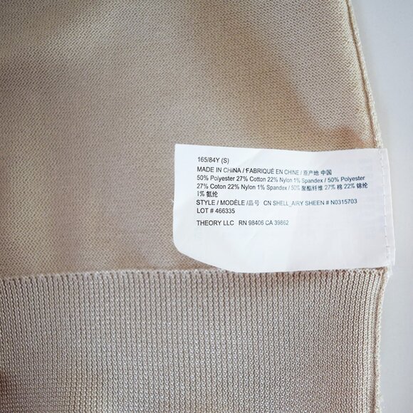 Theory Lurex Sleeveless Knit Tank Top - Picture 15 of 15